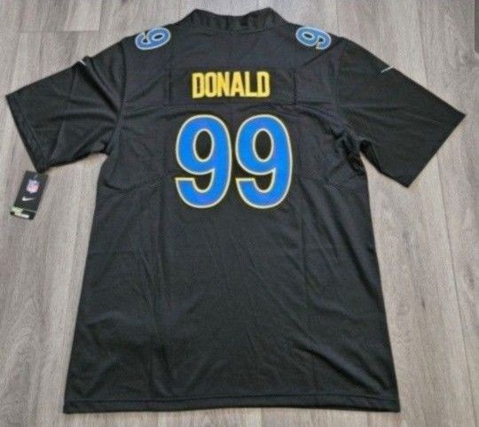 STITCHED LOS ANGELES RAMS FOOTBALL JERSEY 