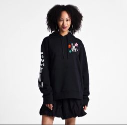 Takashi Murakami + Dodgers Black Hoodie 