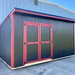 BY ORDER: 8x16 Cottage shed With Shelves. 