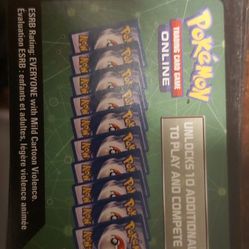 113 Pokemon TCG Code Cards