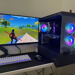Black Gaming Pc Computer Desktop 