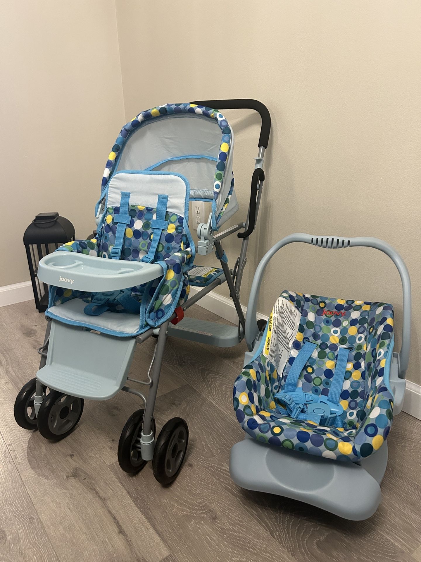 “Joovy” Doll Stroller and Car Seat/Carrier
