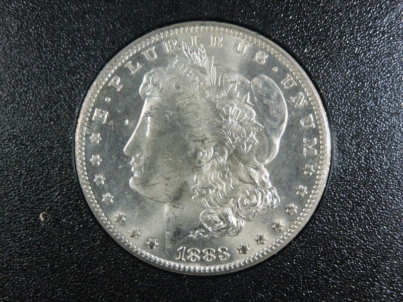 1883-CC $1 Morgan Silver Dollar