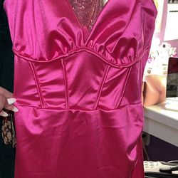 Pink Corset Style Dress
