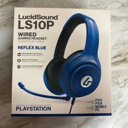 LS10P Stereo Gaming Headset for PS4 & PS5, Compatible with Nintendo Switch, PC, Mac - New