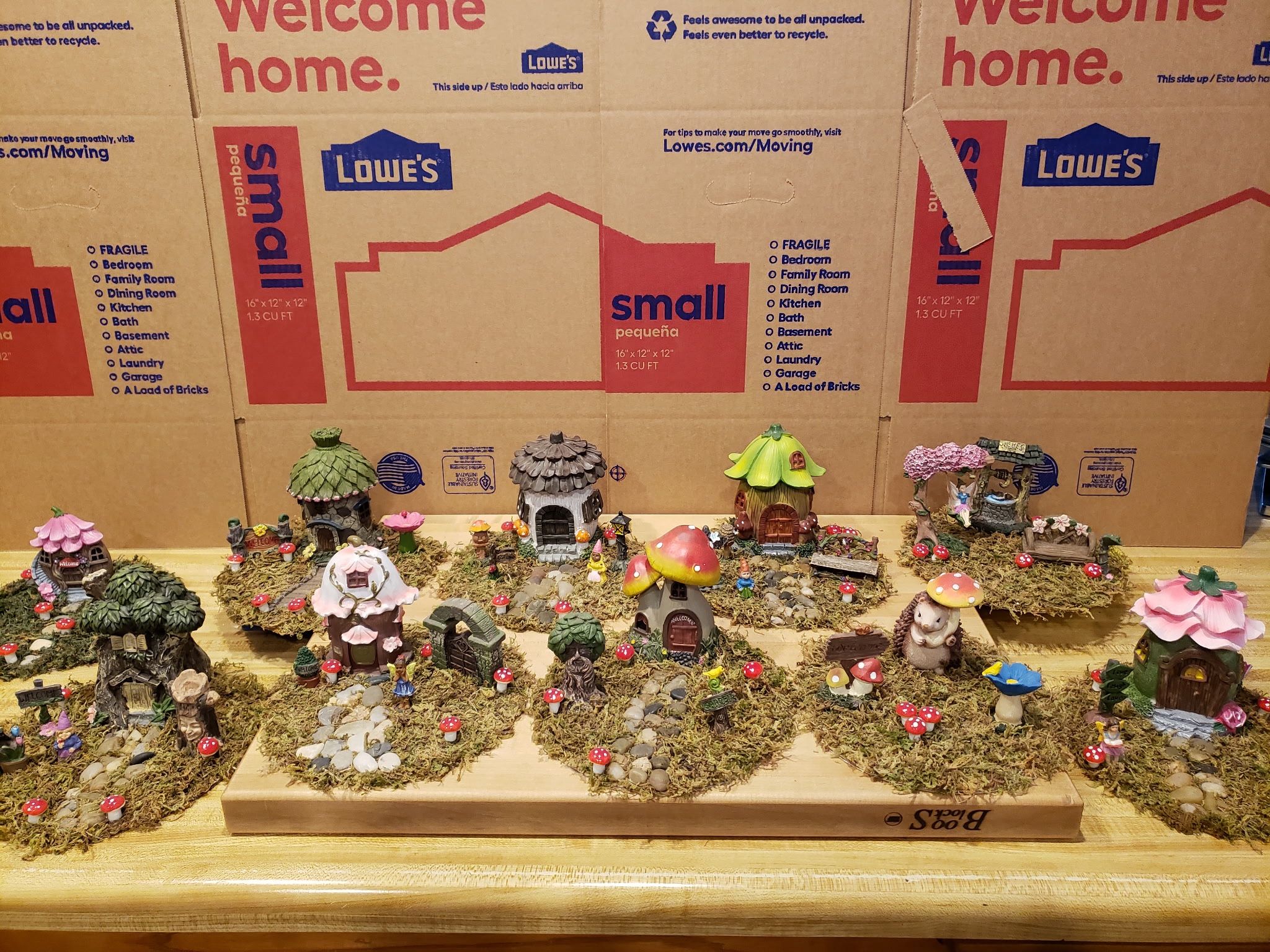 Hand Decorated Fairy Houses