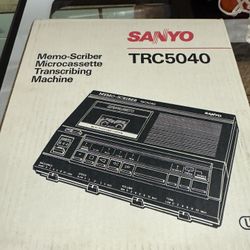 Sanyo TRC 5040 Memoscriber Microcassette Transcriber