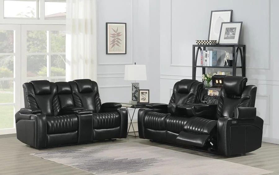 HIGHTECH REAL GENUINE LEATHER RECLINING AUTOMATIC SOFA SET ❗