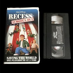 Walt Disney Recess School's Out VHS Tape 12737 Home Video Clamshell Case