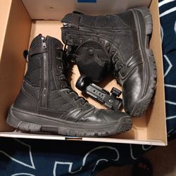 Tactical Boots And Gear Set