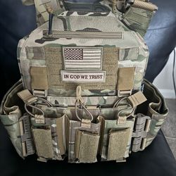 Plate Carrier With Plates 