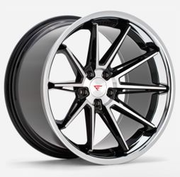 20″ FERRADA WHEELS CM2 MACHINED BLACK CHROME LIP FINISH RIMS
