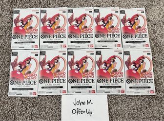 One Piece Card Game Round1 Promotion Pack NEW/SEALED x10