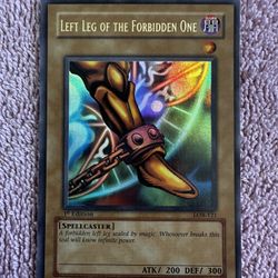 Left Leg Of The Forbidden One, LOB, 1st Edition 