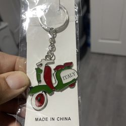 Vespa Piaggio keychain from Italy  New 