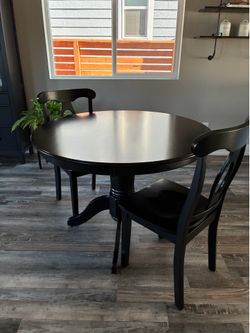 Dining table with chairs