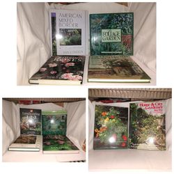 10 Gardening Books Flowers Bulbs Compost Propagation Gardener Lot Mixed GC