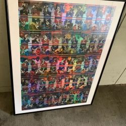 2004 Flair Showcase Baseball Uncut Sheet