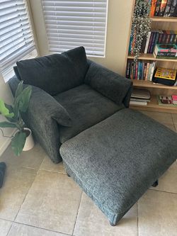 Sofa Chair with Ottoman