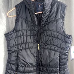 Black Sleeveless Jacket $10