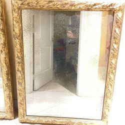 Gold mirrors