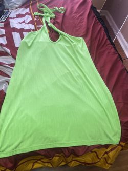 Light Green Back out dress 