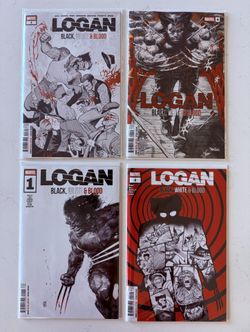 Logan: Black, White and Blood #1-4 Complete Run Cover A (Marvel Comics 2026) 🔥 HIGH GRADE SET