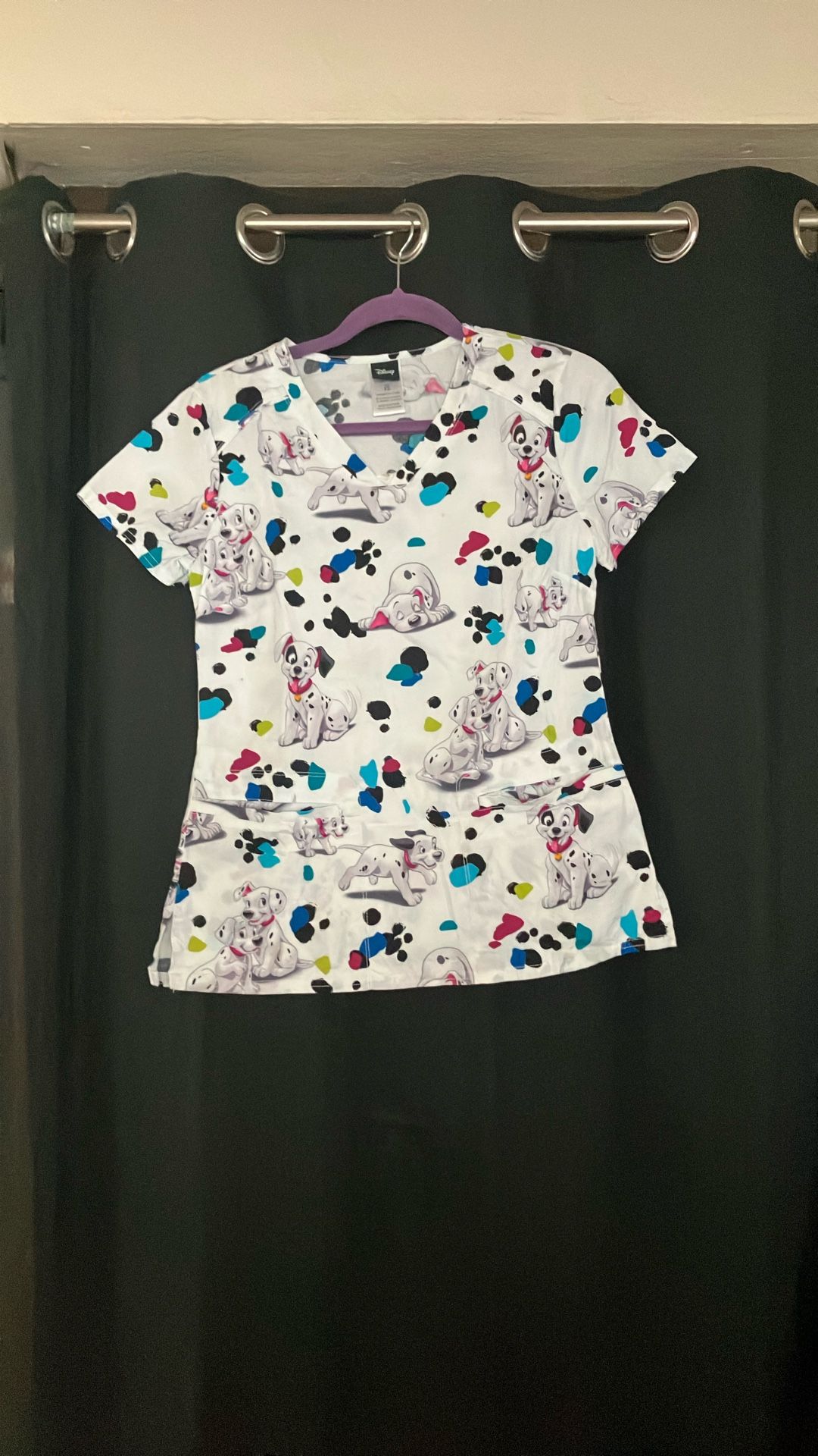 Disney Scrub Top