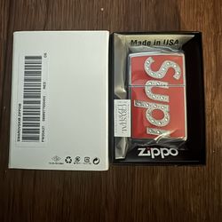 Supreme Swarovski Zippo