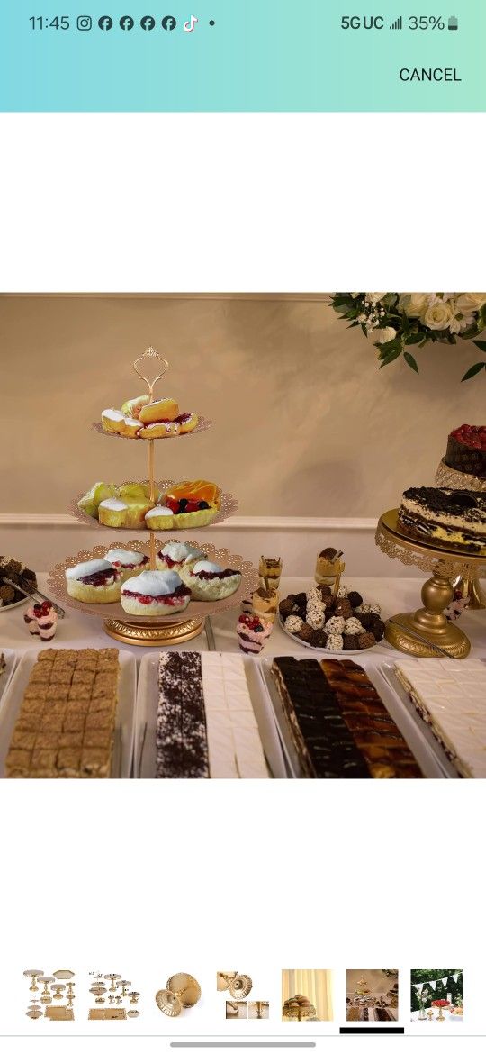 Zoofox 10 Pices Cake Stand