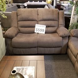 Brand New Manual Reclining Loveseat