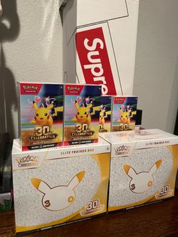 Pokemon 30th Collection ETB Booster Bundle