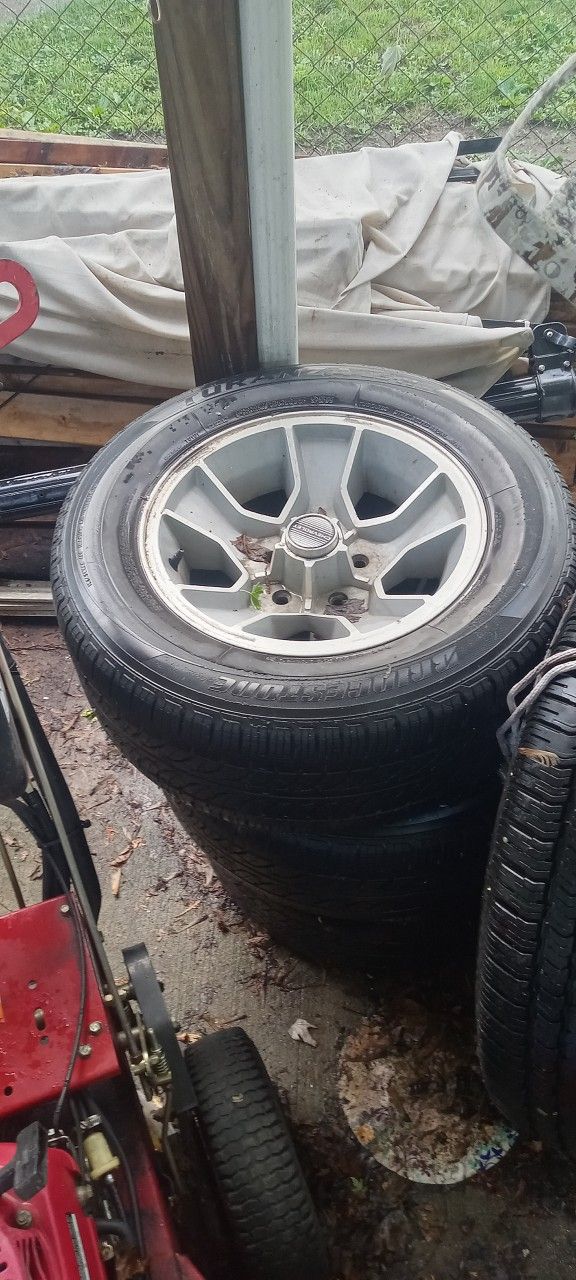 4 Matching 225/60/R16 Monte Carlo Style Rims And Tires