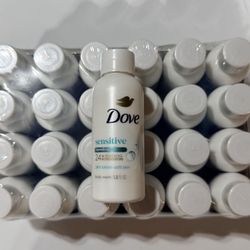 DOVE body wash Sensitive 24 Pack TRAVEL size 