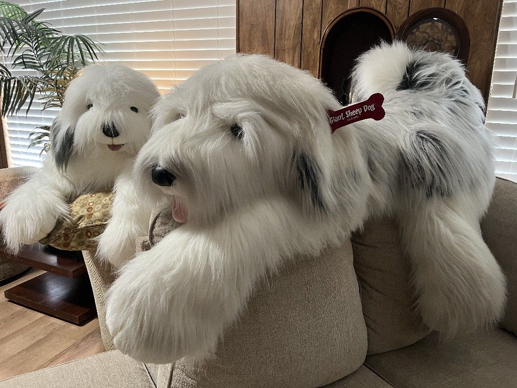 Giant Stuffed Sheep Dogs