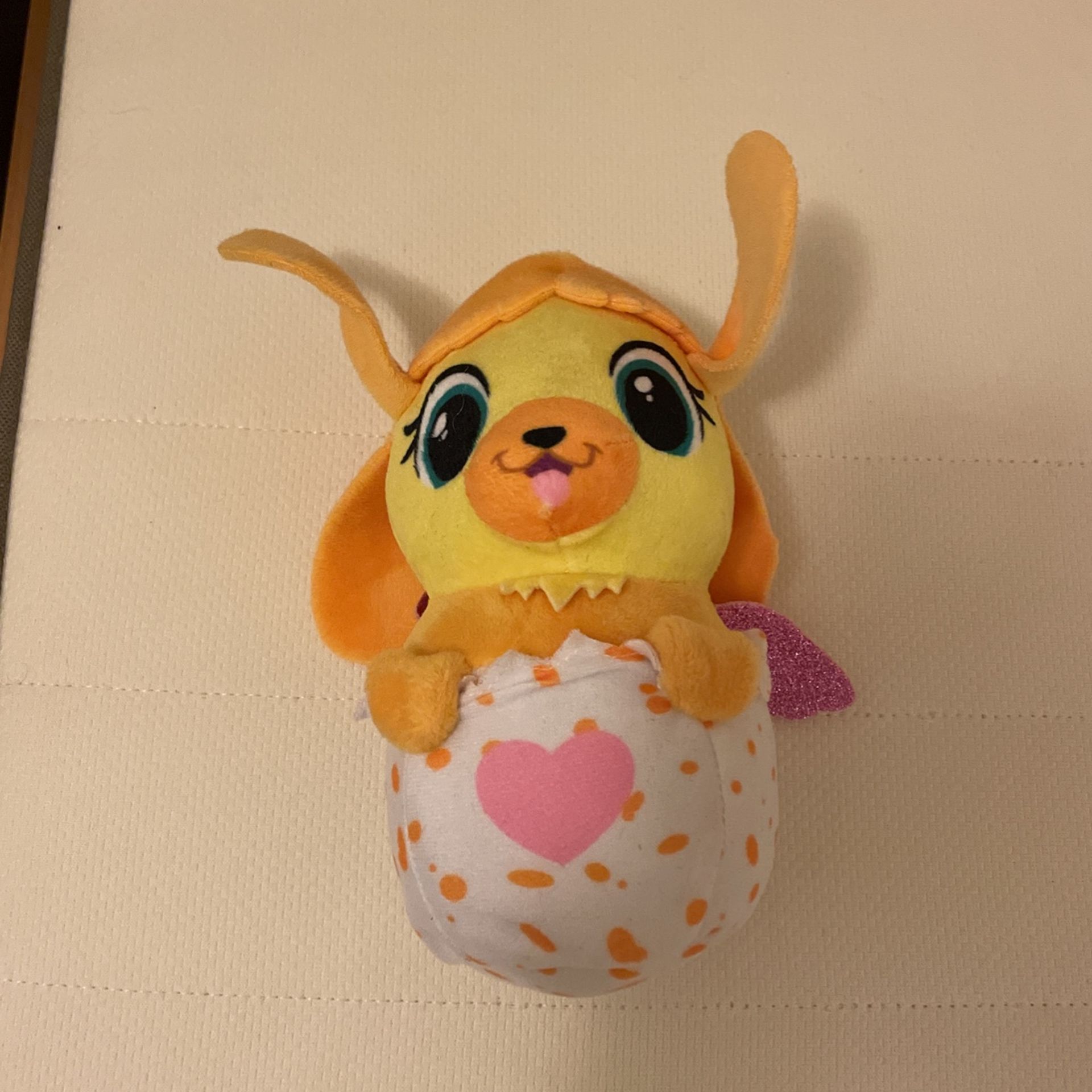 Hatchimals Yellow Puppy Plush