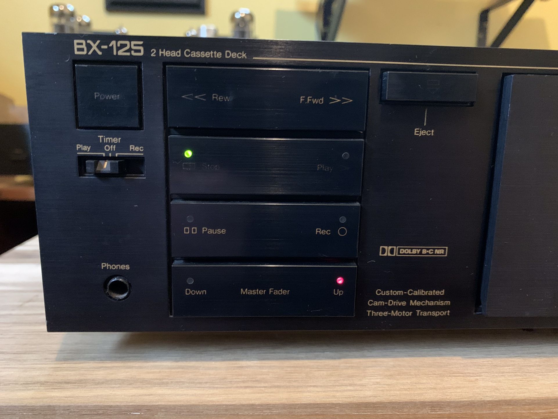 Nakamichi BX-125 2 Head, 3 Motor Cassette Deck Tape Player Recorder New Belts