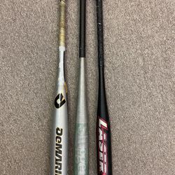 Baseballs Bats $15/each OR $40 For All 