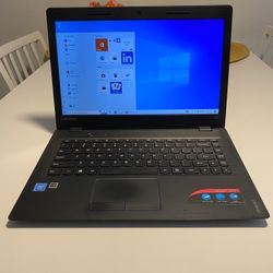 Lenovo IdeaPad 100S-14IBR Laptop computer  Intel Celeron N3060 1.60GHz  2GB RAM  120GB SSD Win 10 PRO. Microsoft office installed. Nothing wrong. **NO