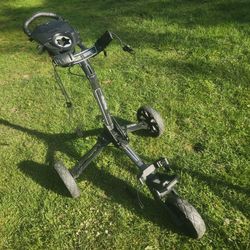 Bag Boy Nitron Golf Push Cart - Graphite/Charcoal