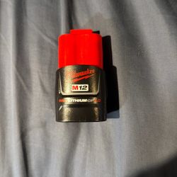 M12 1.5 Milwaukee battery 2024 Date Code