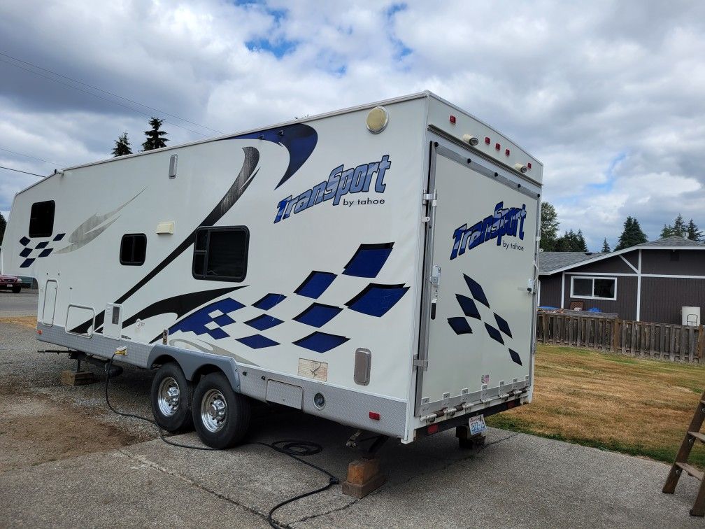 27ft Thore Transport Toy Hauler