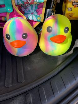 Tie-Dye Rubber Ducks