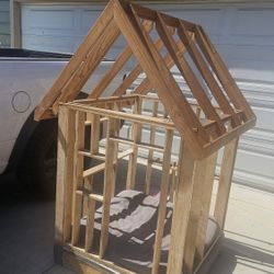 Unfinished Padded Dog House