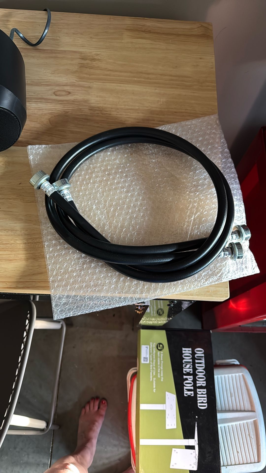 Hot And Cold Washing Machine Hoses/free