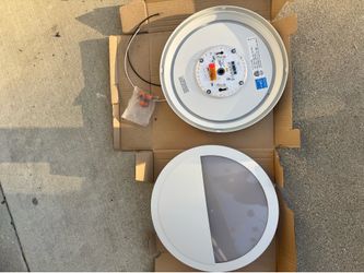 White LED Ceiling/Wall Light Fixture 11.8"