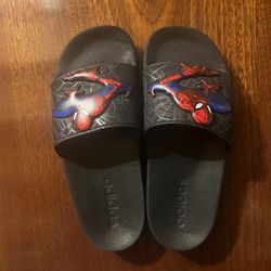 Adidas X Spider-Man Slides Youth Size 3