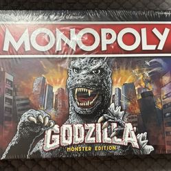New Monopoly Godzilla Monster Edition Board Game Sealed