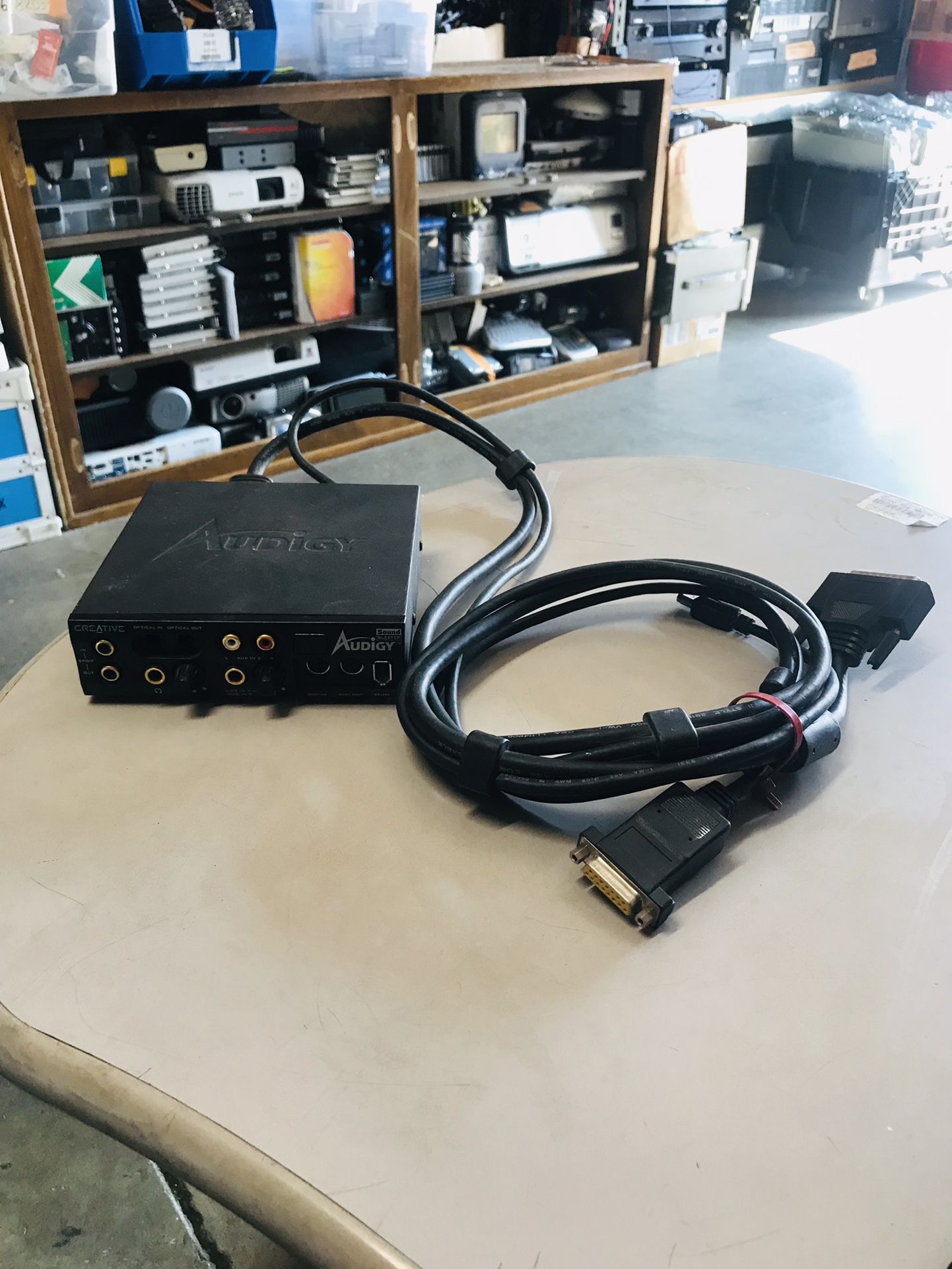 Creative Lab Audigy Sound Blaster SB0110 External Drive W/ Cable 