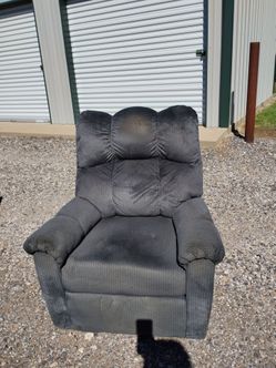 Gray Manual Reclining Chair Set – $100 OBO